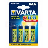 Varta 1x2 Rechargeable Accu AAA Ready2Use NiMH 800 mAH Micro - Punjive baterije Cijene