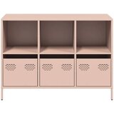  Komoda ružičasta 101,5x39x73,5 cm hladno valjani čelik | shoptok.hr