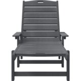  Ležaljka na suncu Svjetlosiva 53x162x98.5 cm HDPE | shoptok.hr