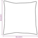  Jastuk s jastukom 2 pcs Bijelo 60 x 60 cm Perje | shoptok.hr