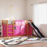 The Living Store Pograd s toboganom in zavesami roza 90x190 cm - Pograd, (21625282) | Shoptok.si