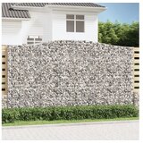 vidaXL Lučne gabionske košare 7 kom 400x50x220/240cm pocinčano željezo | shoptok.hr