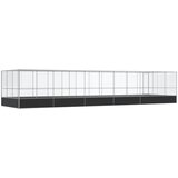  Kavez za ptice s produžetkom srebrni 1139x307x212 cm čelični | Eponuda.com
