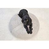 MiaCara bež bouclé podloga za pse ø 70 cm senso pouffe greige s/m | Shoptok.si
