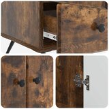  Kreveta Dimljeni hrast 66 x 34,5 x 95 cm Konstruirano drvo | shoptok.hr