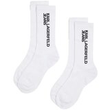 Karl Lagerfeld Dokolenke Essential Logo Socks Set Bela | Shoptok.si