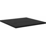 Police za knjige 4 pcs Crna 40 x 40 x 1,5 cm Konstruirano drvo | shoptok.hr