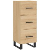  Visoka komoda hrasta sonome 34,5x34x180cm od konstruiranog drva | shoptok.hr