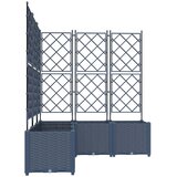  Vrtna saksija 5 pcs Sivi 120 x 120 x 143 cm Plastika | Eponuda.com