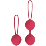 Cherry - 2-dijelni set lopti za gejše (crvena)
