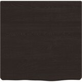  Polica tamnosmeđa 40x40x(2-6) cm od obrađene hrastovine | shoptok.hr