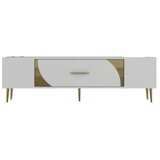 Hanah home tv polica Dekop2 white gold