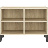 TV ormarić s metalnim nogama boja hrasta sonome 69,5x30x50 cm | shoptok.hr