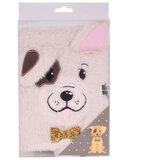  DNEVNIK PLIŠANI S KLJUČEM A5 96L WHITE DOG PASO PP24PS-3676 | Shoptok.si