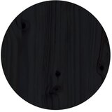  Stolić za kavu crni Ø 40x60 cm od masivne borovine | shoptok.hr
