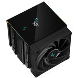 DeepCool AK620 Digital 6xHeat Pipe, Real-Time CPU Screen, 260W 2x120mm 1850rpm 69CFM Black Intel/AMD | ePonuda.com