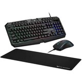Volkano VX Helios VX-148-BK US crna Tastatura + miš + podloga USB Cene