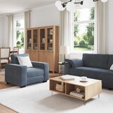  3-dijelni set sofa s jastucima, tamno sivi baršun | Eponuda.com