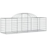  Lučne gabionske košare 20 kom 200x50x60/80 cm pocinčano željezo | shoptok.hr
