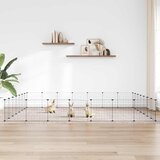  Kavez za ljubimce s 28 panela i vratima crni 35 x 35 cm čelični | Eponuda.com