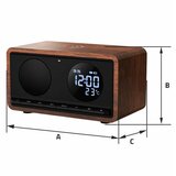 Manta budilica FM, BT, QI punj, veliki zaslon, microSD, baterija, crni RDI912B | shoptok.hr