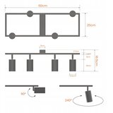 SPOT svetiljka 4xGU10/30W/230V bela | Eponuda.com