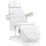 Shumee Električni kozmetični stol SILLON Lux 273b, 3 motorji, bel, (21388820) | Shoptok.si