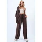 Trend Alacati Stili ženske pantalone Alc-X14424, braon Cene