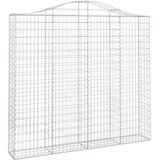  Lučne gabionske košare 2 kom 200x30x180/200cm pocinčano željezo | shoptok.hr
