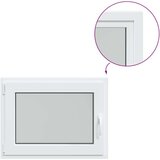 vidaXL podrumski prozor "RISOR" 80x70 cm Okretno-nagibni DIN lijevi bijeli | shoptok.hr