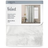 Restilo Bela žametna zavesa AmeliaHome Velvety, 245 x 140 cm | Shoptok.si