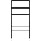  Stalak za pohranu na 2 razine crni 69 x 28 x 143 cm željezni | Eponuda.com