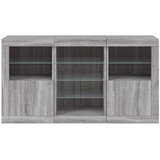  Komoda s LED svjetlima boja sivog hrasta 123x37x67 cm | shoptok.hr