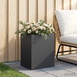  Vrtna saksija Crna 40 x 30 x 40 cm Čelična vrata - Crna 40 x 30 x 40 cm 1 | shoptok.hr
