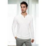 Dewberry 86813 Polo Neck Long Sleeve Knitwear-EKRU Cijene