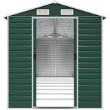  Vrtno spremište zeleno 191 x 725 x 198 cm od pocinčanog čelika | shoptok.hr