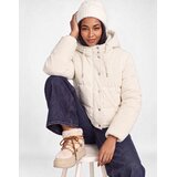 JDY VITA CORD SHORT HOOD PUFFER Bež Slike