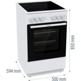 Gorenje štednjak GEC5A20WG | Eponuda.ba