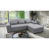 MID.YOU KOTNA SEDEŽNA GARNITURA, struktura, bouclé siva | Shoptok.si