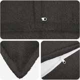 Presvlaka za jastuk 2 pcs HOUTEN Tamnosiva 30 x 50 cm Boucl&amp;eacute; Slike