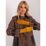 Wool Fashion Italia Gloves-AT-RK-2370.99-dark yellow Cijene