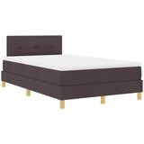 s opruga kutije Tamno smeđa 120 x 190 cm tkanina | shoptok.hr