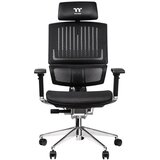 Thermaltake Gaming stolica CyberChair E500, Podesivi naslonjači za ruke, 150kg nosivost, Crna Cijene