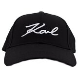 Karl Lagerfeld Kape s šiltom SIGNATURE CAP Črna | Shoptok.si