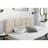 Livetastic POSTELJA Z VZMETNICO 180 cm x 220 cm , leseni material, les, tekstil krem barve | Shoptok.si