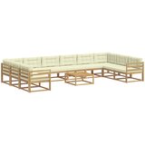 Set vanjskih sofa 11 kom. Bijela i krem | shoptok.hr