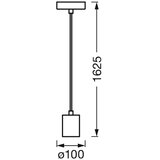 Ledvance visilica na sajli pendulum robbin 1xE27/15W/230V crna | Eponuda.com