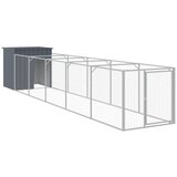  Kućica za pse s igralištem antracit 110 x 609 x 110 cm čelična | Shoptok.si