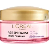 L'Oréal Paris Age Specialist 55+ Anti-Wrinkle Brightening Care osvetljevalna krema za obraz proti gubam 50 ml za ženske