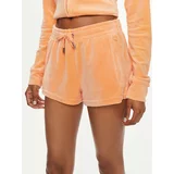 Juicy Couture Športne kratke hlače Tamia JCWH121001 Oranžna Regular Fit